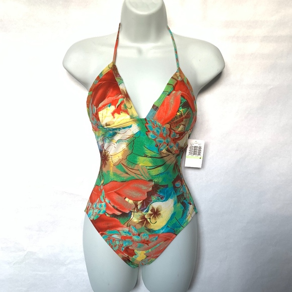 Nautica Other - Nautica Tropical Print One Piece Bathing Suit